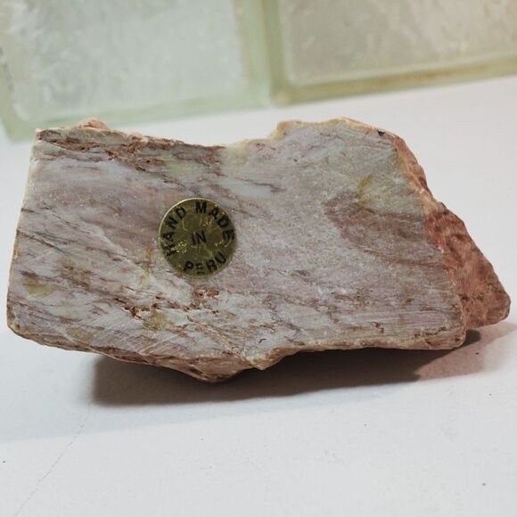 Mini Peruvian Nativity White Onyx Holy Family in Stone Cave Handmade Great gift - Picture 8 of 15